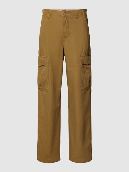 Spodnie cargo w jednolitym kolorze Levi's khaki