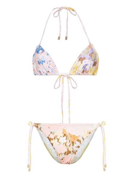 Baskılı çiçekli bikini Zimmermann