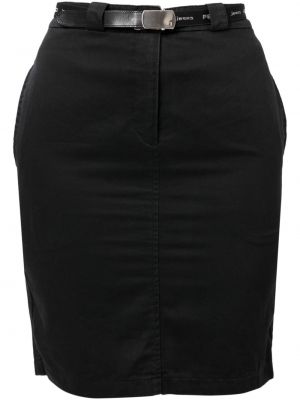 Puzdrová sukňa Fendi Pre-owned čierna
