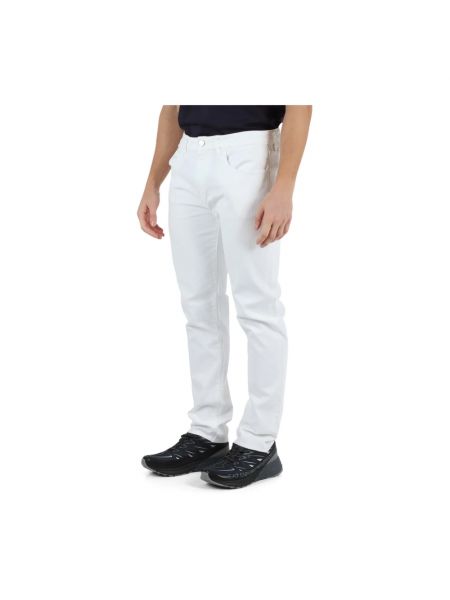 Slim fit skinny jeans mit taschen Armani Exchange weiß