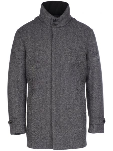 Manteau en laine en cachemire Norwegian Wool gris