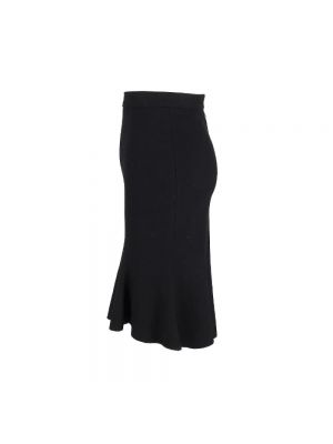 Falda de lana Prada Vintage negro