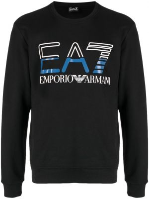 Sweatshirt Ea7 Emporio Armani svart