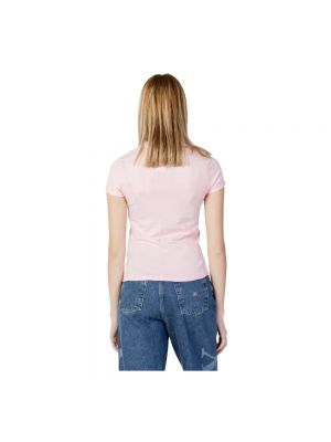 Top mit print Tommy Jeans pink