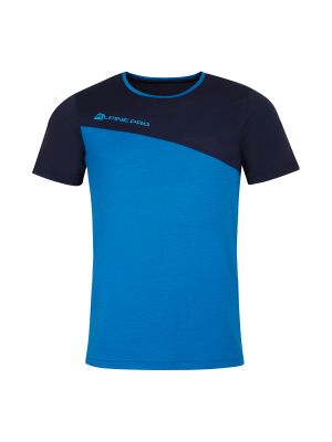 Μάλλινη μπλούζα από μαλλί merino Alpine Pro μπλε