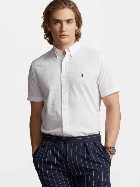 Рубашка с коротким рукавом Polo Ralph Lauren белая
