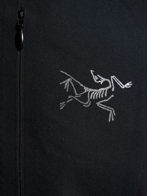 Mikina na zips Arc'teryx čierna
