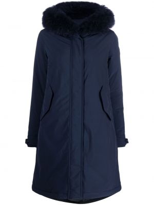 Parka mit kapuze Woolrich blau