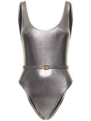 Jednodijelni kupaći kostim Balmain srebrena