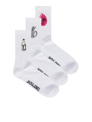 Ponožky Jack&jones biela