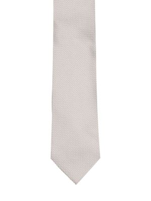 Corbata de seda Tom Ford plateado