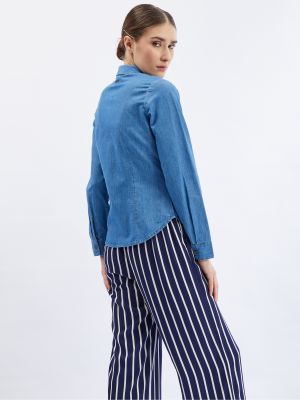 Rifľová košeľa Orsay modrá
