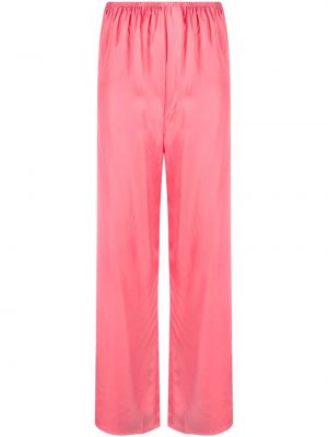 Kalhoty relaxed fit Baserange růžové