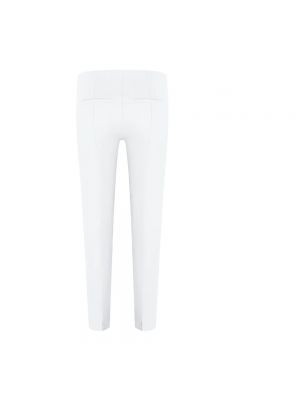 Spodnie slim fit Cambio białe