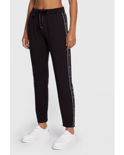 Liu Jo Sport Pantaloni trening TF2146 F0576 Negru Regular Fit