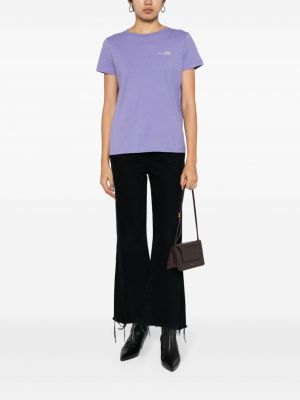 Kokvilnas t-krekls ar apdruku A.p.c. violets