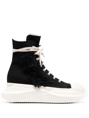 Blonder snøring sneakers Rick Owens Drkshdw svart