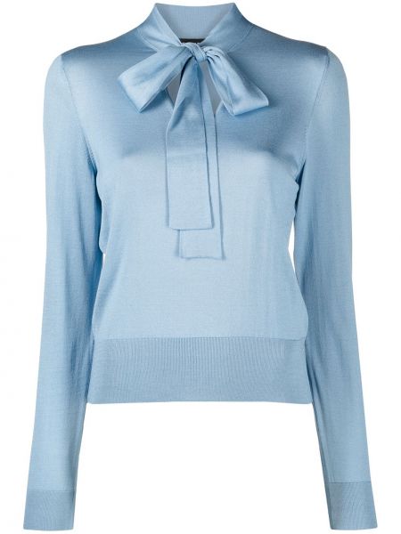 Blusa con lazo Dolce & Gabbana azul