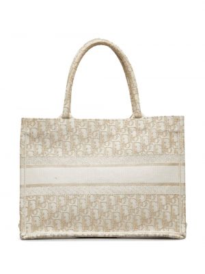 Shopper handtasche Christian Dior beige