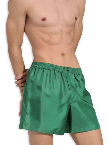 Zīda bokseršorti Dolce & Gabbana zaļš