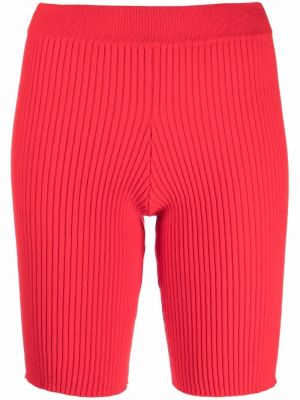 Pantalones cortos de cintura alta Ami Amalia rojo