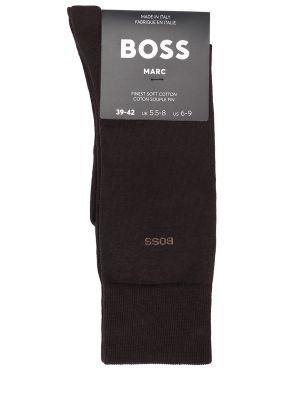 Хлопковые носки Boss коричневые