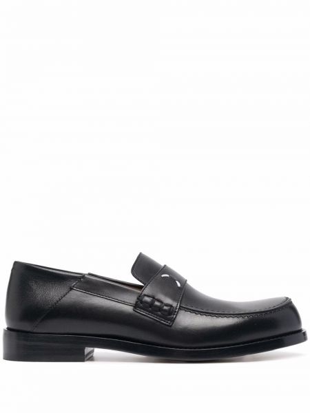 Pantofi loafer din piele Maison Margiela negru
