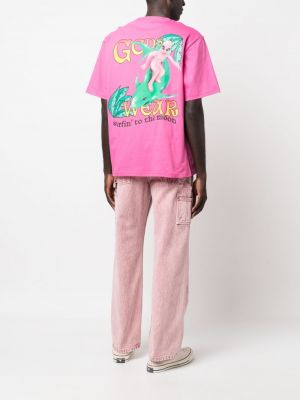 T-krekls ar apdruku Gcds rozā
