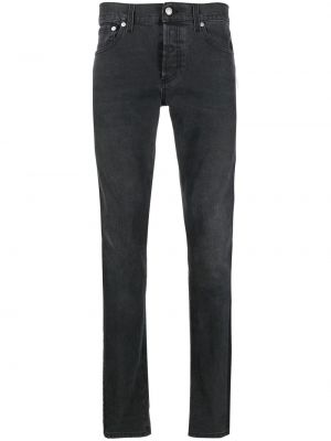 Gestreifte skinny jeans mit print Alexander Mcqueen