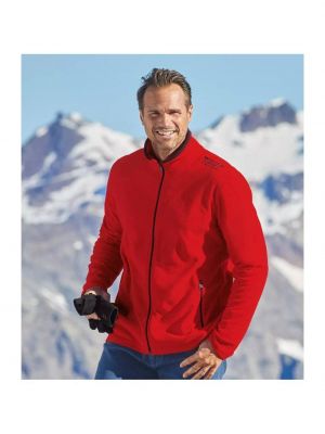 Флисовая легкая куртка на молнии Atlas For Men красная