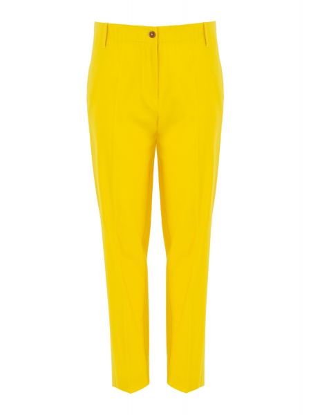 Шерстяные брюки Alysi желтые