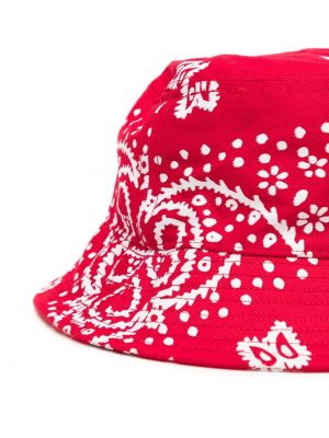 Mütze mit print Rhude rot