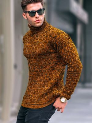 Пуловер Madmext жълто