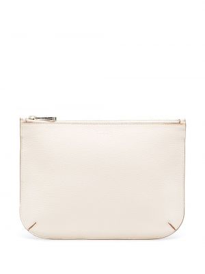 Pochette en cuir Aspinal Of London blanc