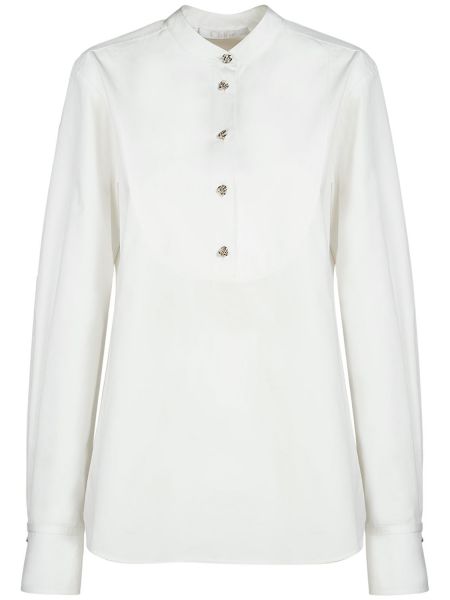 Camisa de algodón Chloé blanco