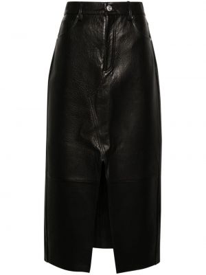 Kožená sukně Frame Černé