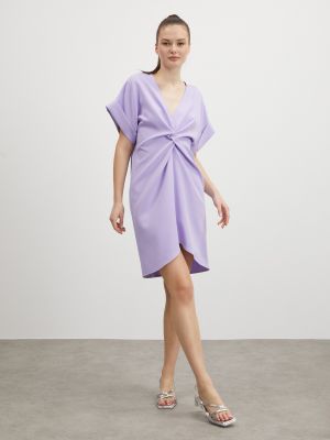 Šaty Simpo fialové