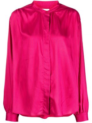 Chemise à col montant Isabel Marant rose