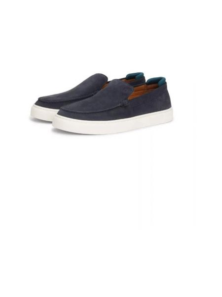 Loafers de ante casual Tommy Hilfiger azul