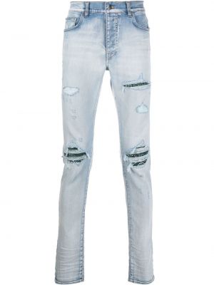 Slim fit skinny fit-jeans med låg midja Amiri blå