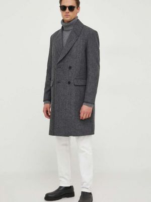 Пальто с добавлением шерсти Sisley серый