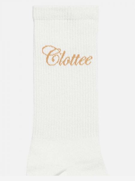 Bavlněné ponožky Clottee bílé