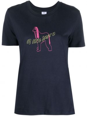 T-shirt con stampa Ps Paul Smith blu