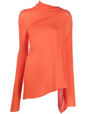 Pull en tricot asymétrique Marques'almeida orange