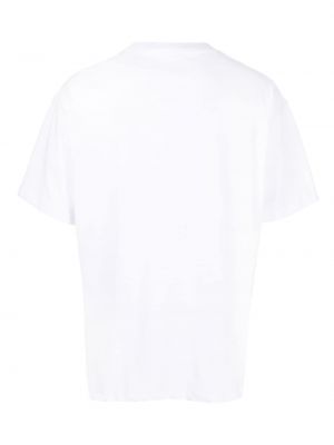 Bavlněné tričko s potiskem Soulland bílé