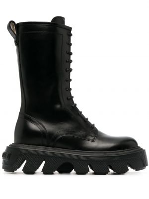 Členkové topánky Casadei čierna