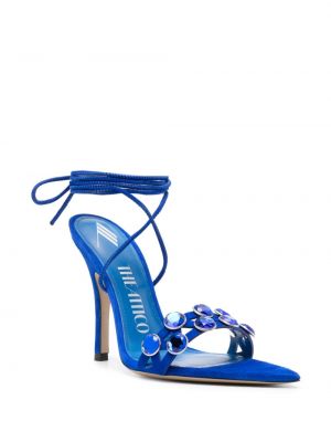 Semišové sandály The Attico modré