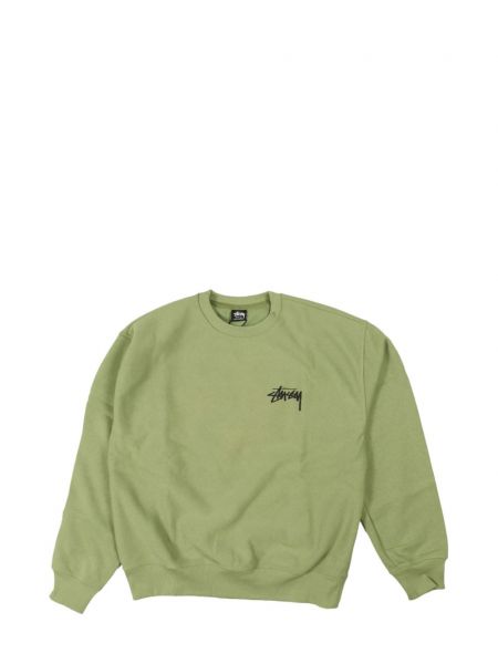 Trykt sweatshirt Stüssy grøn