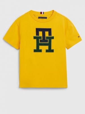 Koszulka Tommy Hilfiger żółta