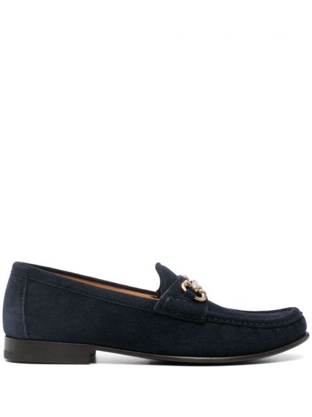 Ruskind loafers Brunello Cucinelli blå